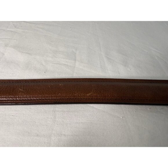 FOSSIL Men’s Brown Cowhide Leather Belt Sz 38 Casual Classic - Picture 5 of 10